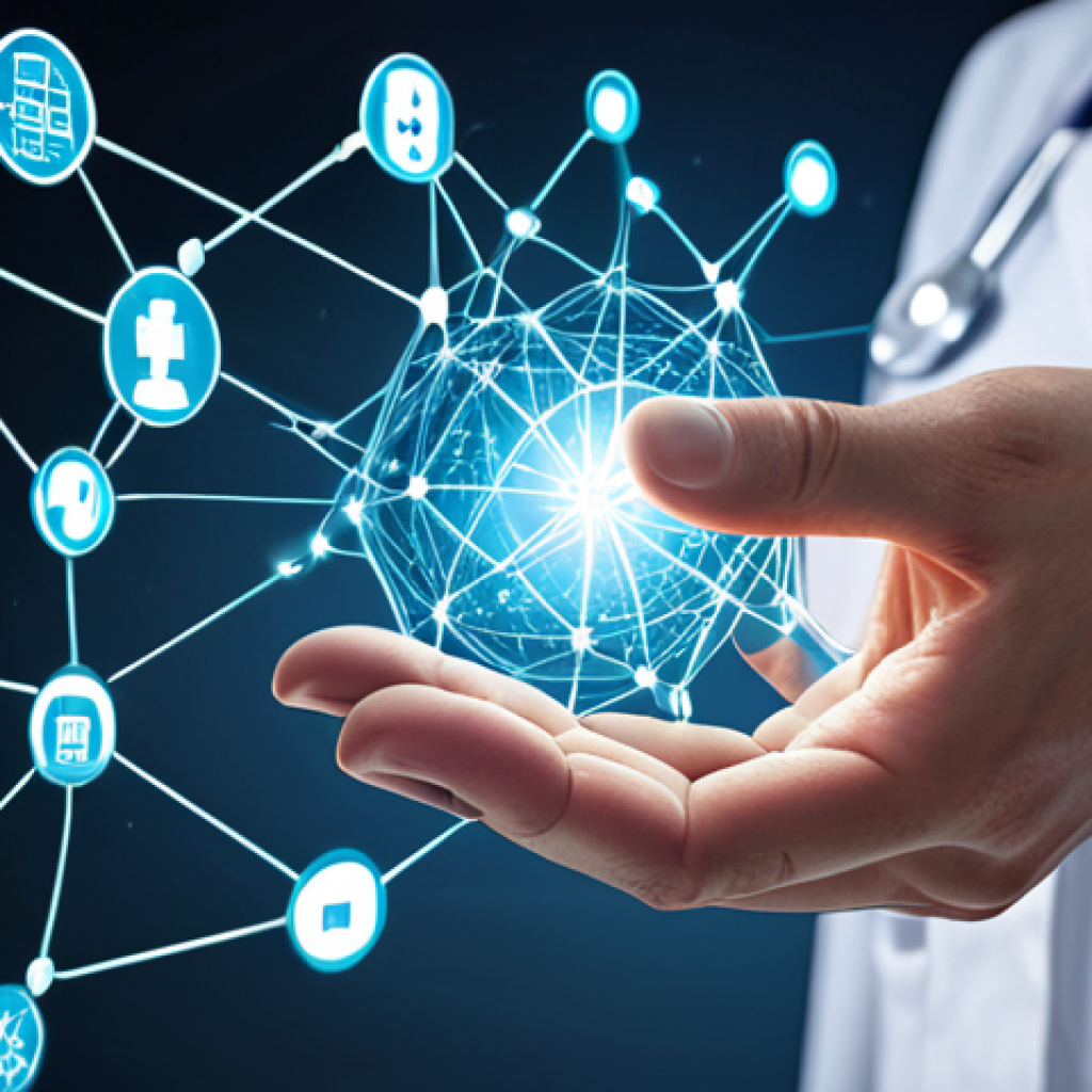 A sophisticated, glowing neural network representing a pre-trained AI model, with a vast, blurry background of generic data. From this large network, a beam of light or a flowing stream of knowledge extends to a smaller, focused icon representing a specific business problem (e.g., a few financial transaction icons, a handful of medical images). This smaller icon is clearly defined and successfully operating, symbolizing "powerful AI with limited data." The overall image should convey efficiency and the concept of knowledge transfer.