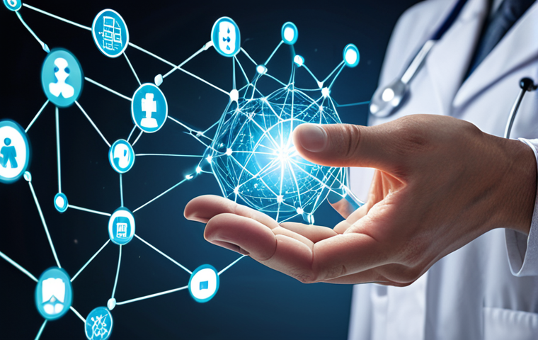 A sophisticated, glowing neural network representing a pre-trained AI model, with a vast, blurry background of generic data. From this large network, a beam of light or a flowing stream of knowledge extends to a smaller, focused icon representing a specific business problem (e.g., a few financial transaction icons, a handful of medical images). This smaller icon is clearly defined and successfully operating, symbolizing "powerful AI with limited data." The overall image should convey efficiency and the concept of knowledge transfer.