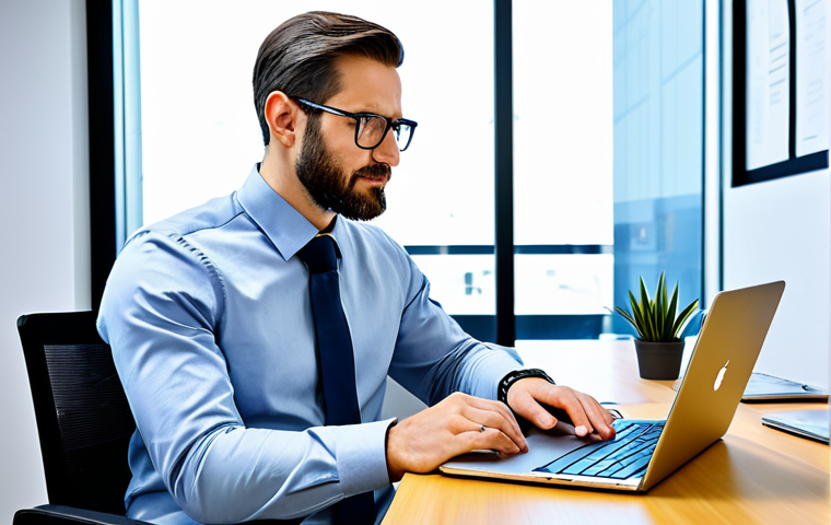 **
"A professional data scientist in a modest business casual outfit, sitting at a desk in a bright, modern office environment, working on a laptop, fully clothed, appropriate attire, safe for work, perfect anatomy, correct proportions, professional digital art, high resolution, family-friendly"
**