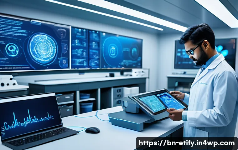 전이 학습에서의 메타 학습 접근법 - A detailed futuristic laboratory scene illustrating the concept of meta-learning for rapid adaptatio...