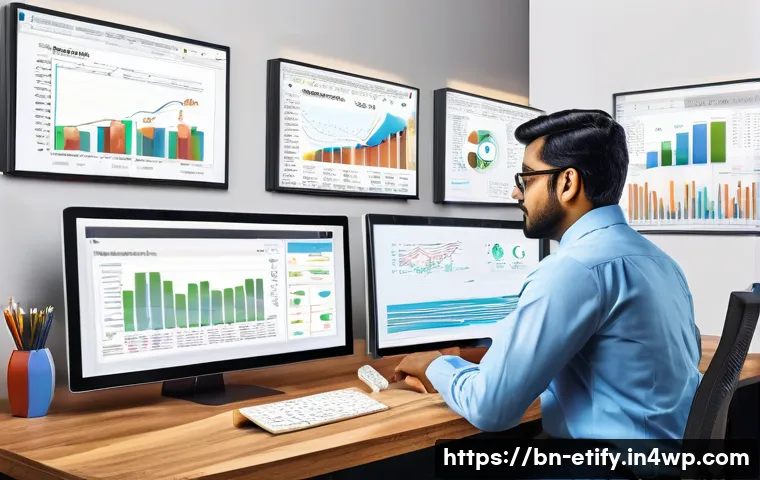 전이 학습을 위한 실험 설계 방법 - A detailed digital illustration of a Bengali data scientist in a modern office setting, analyzing tr...