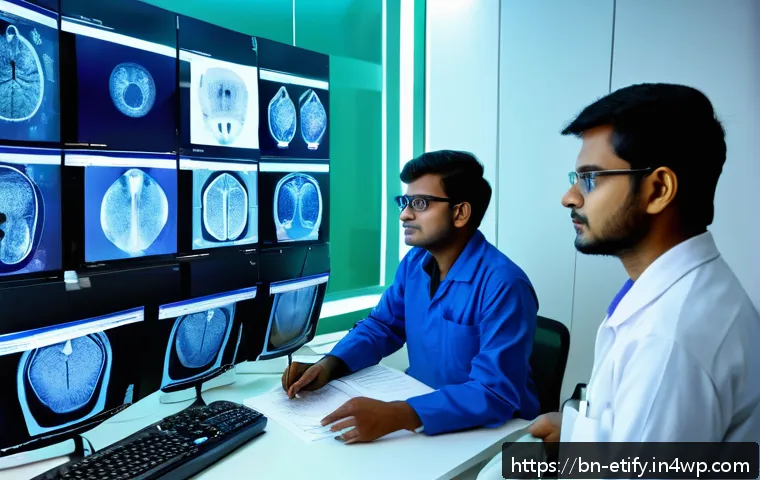 전이 학습과 머신러닝 모델의 조화 - A detailed futuristic laboratory scene in Bangladesh, featuring Bengali researchers in professional ...